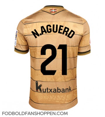 Real Sociedad Nayef Aguerd #21 Udebanetrøje 2024-25 Kortærmet